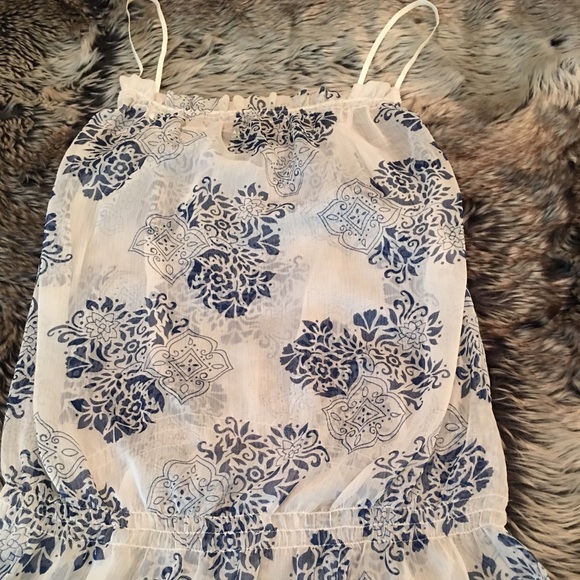 Rampage Women’s BoHo Sheer Tank-Top *Size M* - Picture 1 of 4